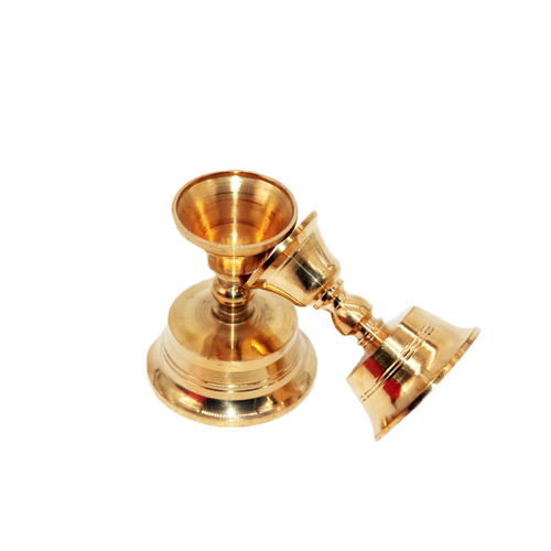 藏密坊6號黃銅酥油燈座供佛可用酥油蠟食用油能燃2 4小時包郵