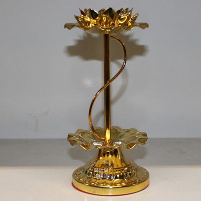 佛堂供具 合金蓮花酥油燭臺座 梅花粒臺 高腳酥油燈座 蓮花燈座|一淘網優惠購|購就省錢