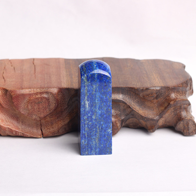 魅晶熱賣(mài)推薦-天然青金石印章 阿富汗天然青金石印章原石章料帝王藍(lán) 印章料